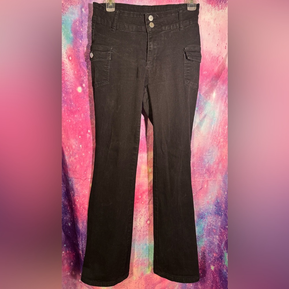 SHEIN Black Flare Jeans